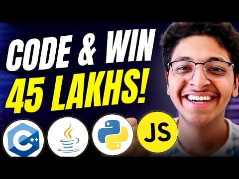 CODE & WIN 45 Lakhs!🤯🔥 BIGGEST Hackathon of India! Unfold 2022 thumbnail