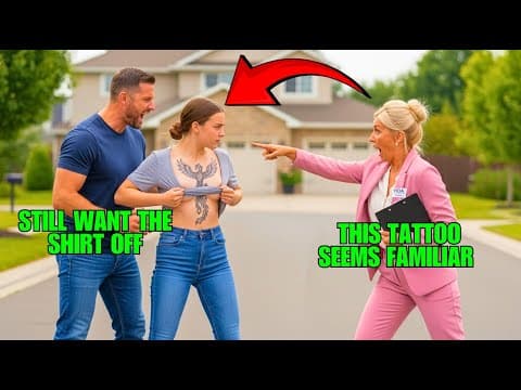 HOA Karen Ordered My Daughter to Remove her Shirt — Then Froze at the Tattoo on Her Chest thumbnail