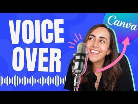 How to add Voiceover to a Video in Canva🎙| Free & Easy thumbnail