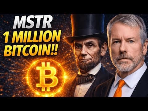 HOW STRATEGY GETS TO 1 MILLION BITCOIN IN 2026 thumbnail
