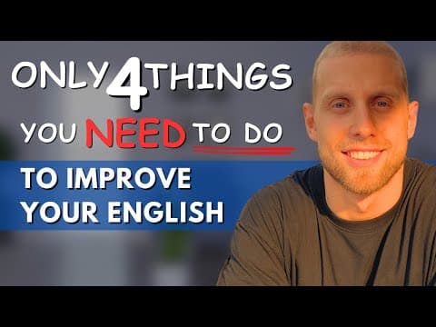 4 SIMPLE HABITS that helped me to become FLUENT in English thumbnail