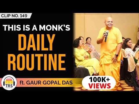 @GaurGopalDas's Daily Routine In The Monastery | TheRanveerShow Clips thumbnail