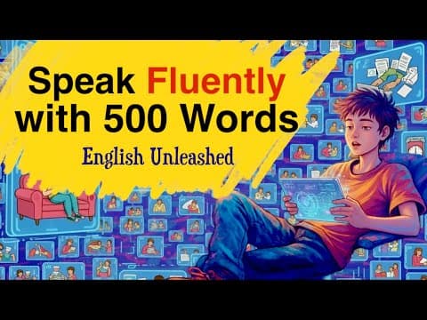 How to Speak English with Just 500 Words | Daily Routine for Conversation Fluency | English Podcast thumbnail
