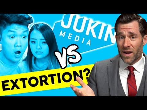 YouTuber Extortion?  MxR Plays v. Jukin - Real Law Review // LegalEagle thumbnail