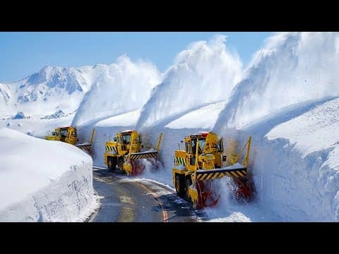 Powerful Snow Blowers & Removal Machines - Extremely Fast Snow Plowing thumbnail