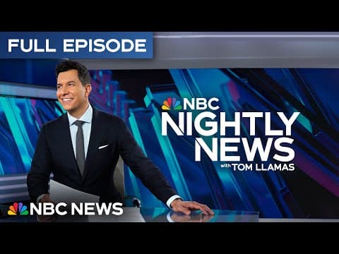 NBC Nightly News Full Episode - Nov. 10 thumbnail