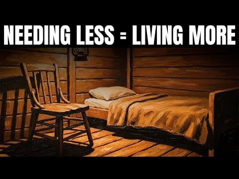 Living a SIMPLE Life Is the SMARTEST Decision You Can Make – Thoreau thumbnail