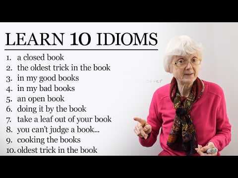 Learn 10 English Idioms with ‘BOOK’ thumbnail