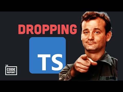 Why Are Major Projects Moving Away From TypeScript? thumbnail