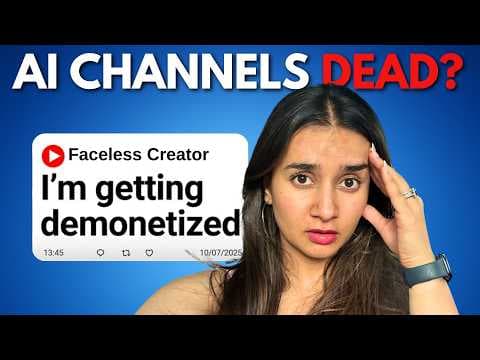 YouTube’s New Policy Just Killed Faceless AI Channels? thumbnail