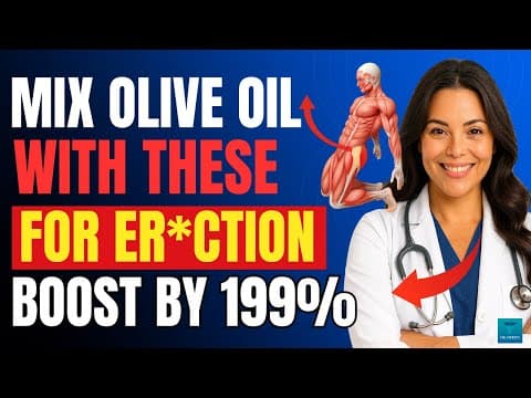 Men Over 60: Mix Olive Oil With THIS Before Bed for Explosive Testosterone thumbnail