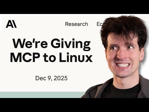 Anthropic gave MCP to the Linux Foundation thumbnail
