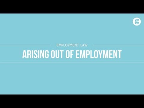 Arising Out of Employment thumbnail