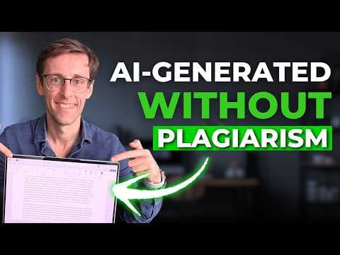 36 NEW ways to use AI to write research papers WITHOUT plagiarism thumbnail