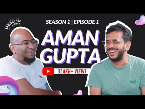 FULL EPISODE | Life as a Shark, Building 10,000 Cr+ boAt & Investor Rejections | S1E1 Ft. Aman Gupta thumbnail