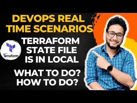 How to Store Terraform State File In AWS | DevOps Real Time Scenarios | Terraform State File S3 thumbnail