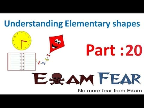 Maths Elementary Shapes part 20 (Questions: Quadrilateral) CBSE Class 6 Mathematics VI thumbnail