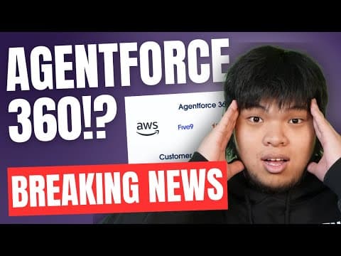 BREAKING NEWS! Salesforce Releases Agentforce 360! thumbnail