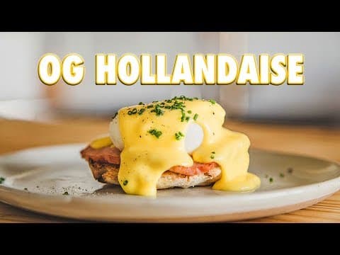 Making Hollandaise Without Any Fancy Tools thumbnail