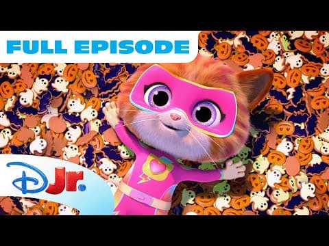 SuperKitties Halloween Full Episode! | Super Spooky House / Pumpkin Ball 🎃👻 | @disneyjr thumbnail
