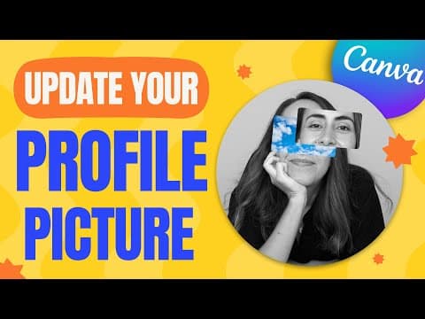 6 Awesome Profile Pictures you can make in Canva [FREE/PRO] ✨ thumbnail