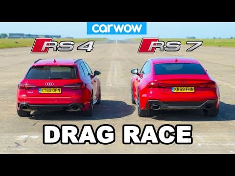 Audi RS7 vs Audi RS4: DRAG RACE thumbnail