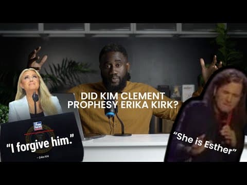 Did Kim Clement Prophesy about Erika Kirk? Here's My Prophetic Reaction thumbnail