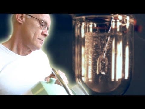 Pouring Mercury into Liquid Nitrogen (slow motion) thumbnail