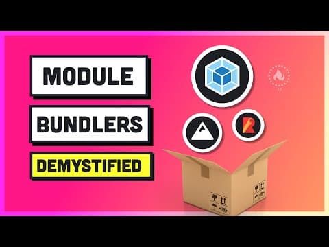 Module Bundlers Explained... Webpack, Rollup, Parcel, and Snowpack thumbnail