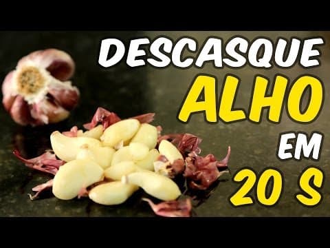 Método revolucionário: DESCASCAR ALHO EM 20 SEGUNDOS (dica doméstica) thumbnail