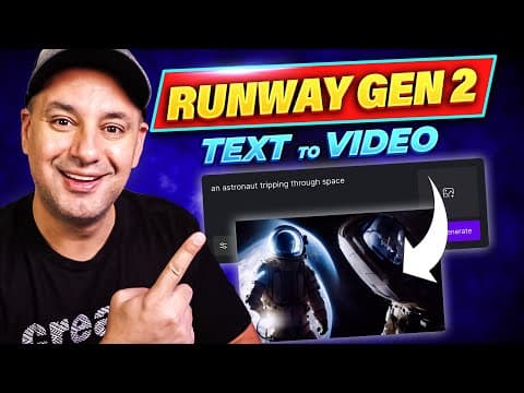 Runway Gen 2 Tutorial - Best Ai Text To Video Generator thumbnail