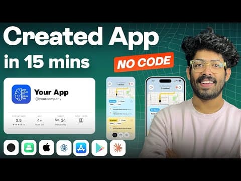 How to Build an ENTIRE iPhone/Android App From Scratch (AI + No code) | Rork AI thumbnail