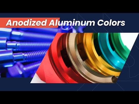 Aluminum Anodizing: How to Make Matching Anodized Color thumbnail