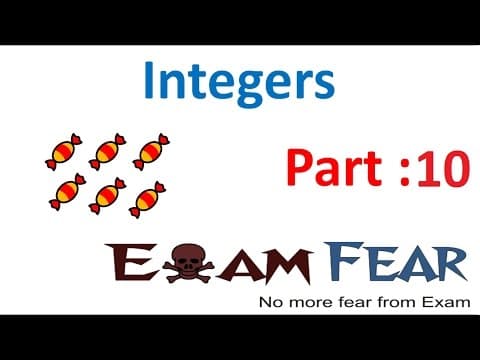 Maths Integers part 10 (Multiplication of Integers) CBSE Class 7  Mathematics VII thumbnail