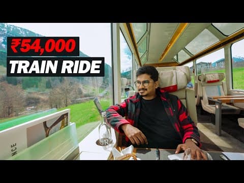 SWITZERLAND's MOST LUXURIOUS TRAIN | GLACIER EXPRESS thumbnail