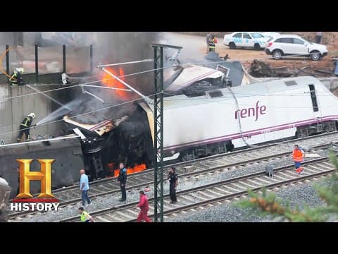 Terrifying High-Speed Train Crash in Spain | When Big Things Go Wrong (Season 1) | History thumbnail