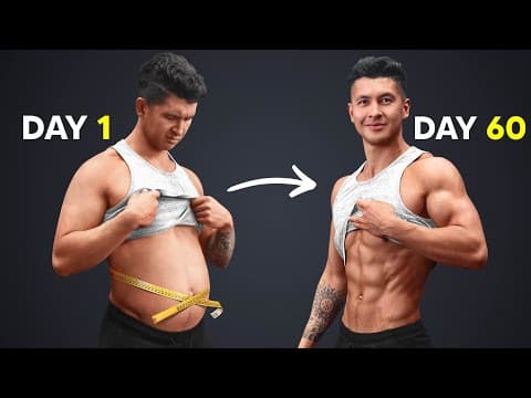 How I Got to 11.6% Body Fat in 60 Days (Just Copy Me) thumbnail