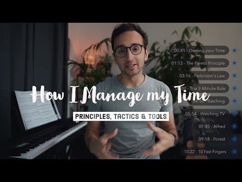 How I Manage my Time as a Doctor + YouTuber - 9 Time Management Tips thumbnail