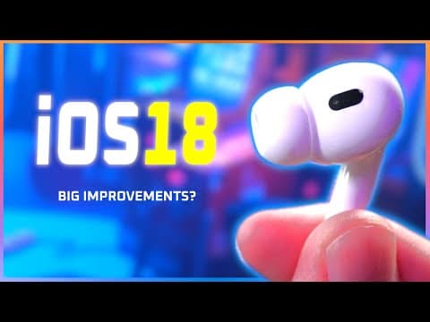 MAJOR iOS 18 AirPods Pro 2 Upgrades...? 🤔 (Firmware 7A220e Preview) thumbnail