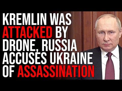 Kremlin Was ATTACKED By Drone, Russia Accuses Ukraine Of Assassination Attempt thumbnail