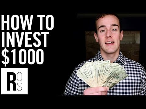 HOW TO INVEST $1,000 💸 6 Ways To Invest Your First 1000 Dollars! thumbnail