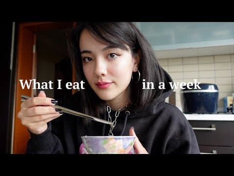 What I eat in a week in med school-foodie edition thumbnail