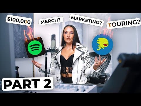 I invested $100,000 to create my album & Spotify deleted it (Part 2) 😳 My Response to your comments! thumbnail
