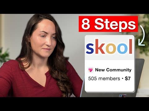 How I made my first $1000 with ZERO audience on Skool (new community!) thumbnail