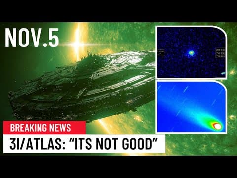 3 MINUTES AGO: New 3I/ATLAS Images RELEASED by Virtual Telescope Project thumbnail