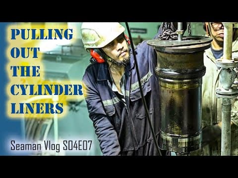 Ship's Generator Engine Overhaul Pt. 2 : Cylinder Liner | Chief MAKOi Seaman Vlog thumbnail