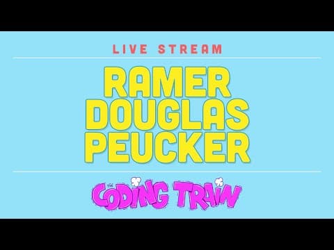 Coding Train Live 185: RDP Algorithm thumbnail