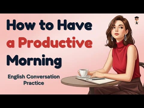 How to Have a Productive Morning | English Podcast for Daily Routine | Boost Your Morning thumbnail