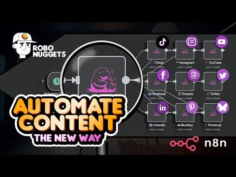 Content Automation just got WAY easier - the NEW Blotato node in n8n (9-Socials-in-One ver2.0 🥚) thumbnail