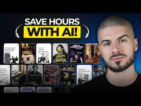 How I Create 30 Days of Content in 30 Minutes (With AI) thumbnail